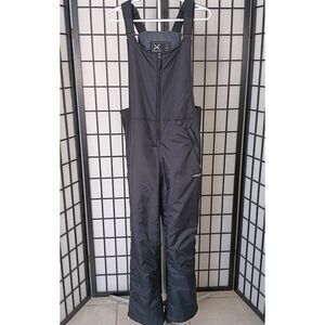 ARCTIX Women's Snow Insulated Bib Overalls Black Size Medium with Pockets